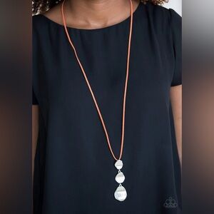 Paparazzi Jewelry - Embrace the Journey Orange Necklace - Vintage